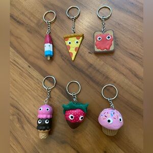Kidrobot Yummy World Keychains - Set of 6